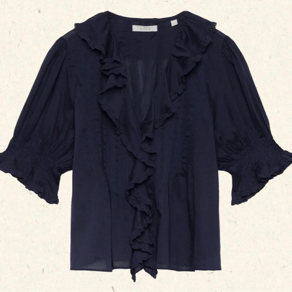 Doen Henri Top in Adriatic Navy Blue - Picture 4 of 9